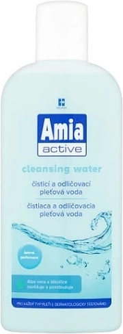 Amia Active puhastav ja meigieemaldav näovesi 200 ml
