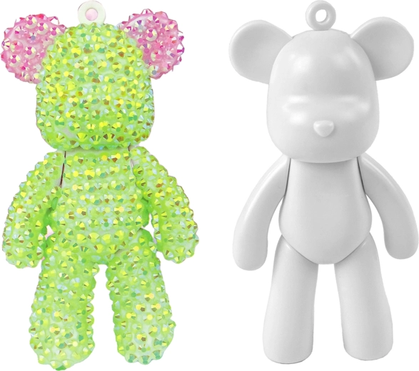 DIY Diamond Painting Kit – Bear Pendant 6.5 cm