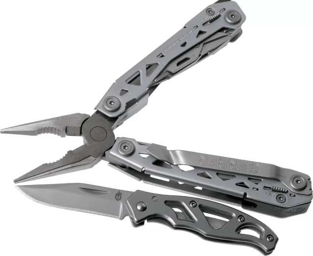 Gerber Suspension NXT ja Paraframe Mini – multifunktsionaalsete tangide ja taskunoa komplekt (15 funktsiooni)