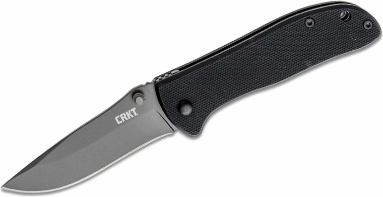 CRKT Drifter Black taskunuga 7,3 cm G10, hall/must