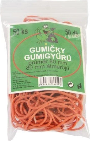 Kummipaelad 80 mm – pakendis 50 tk