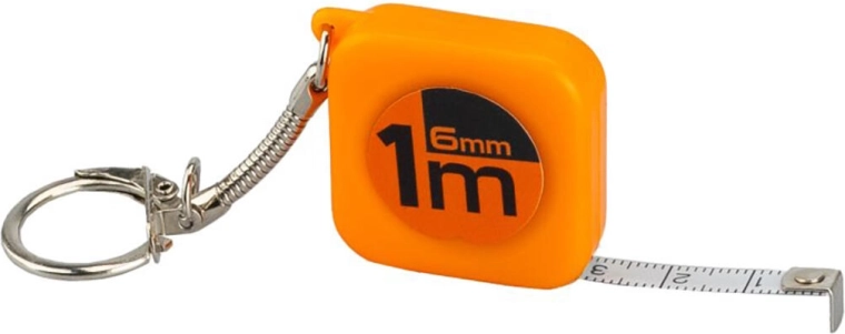 Retractable Tape Measure Keychain 1 m