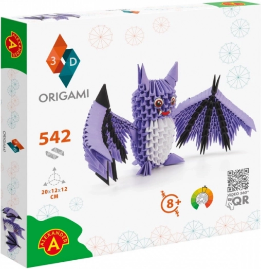 Origami 3D nahkhiir – loovkomplekt