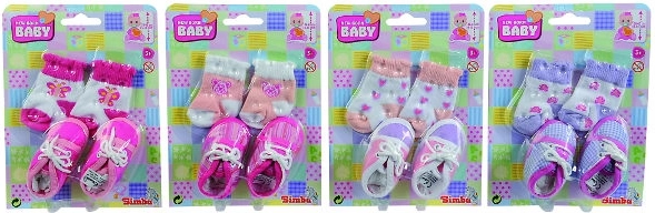 Simba kingad ja sokid New Born Baby nukule 38–43 cm – 1 tk