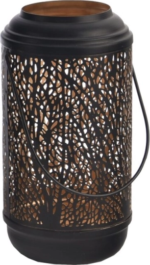 Metal Tree Candle Holder, Black and Gold