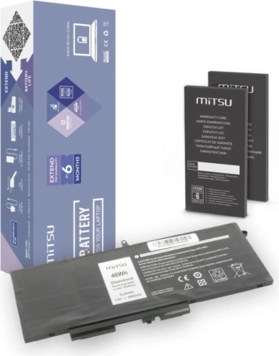 Aku Dell Latitude 5490, 5590 jaoks 6000 mAh