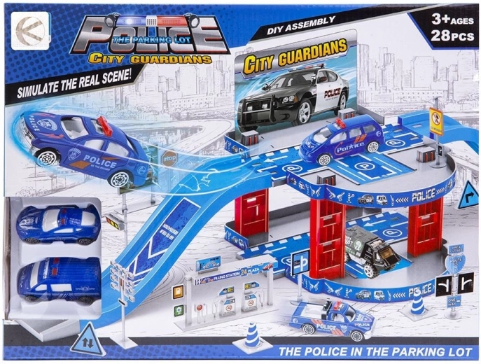 Politsei parkla 2 autoga – 1 tk