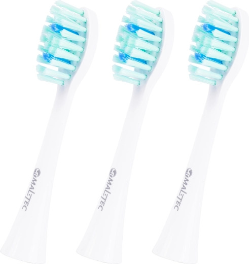 MalTec Toothie X1 valged asendusotsikud sonic-hambaharjale 3 tk