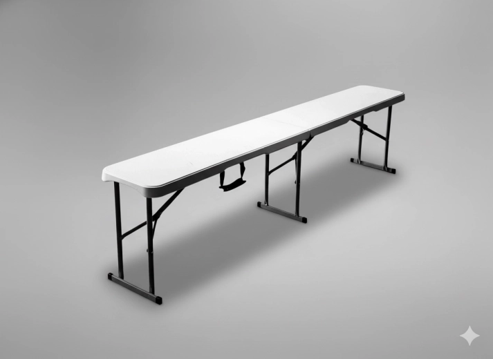 Kokkupandav turisti- ja cateringupink 180 × 28 × 43,5 cm