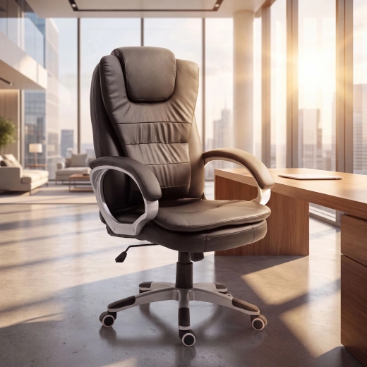 Ergonoomiline must kunstnahast kontoritool