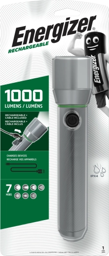 Energizer Vision HD Metal Rechargeable – laetav taskulamp
