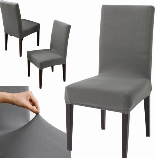 Elastsed toolipatjade katted, hallid – komplekt 8 tk