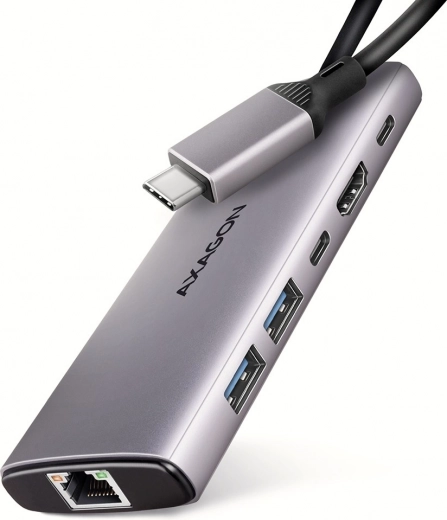 Mitmepordiline USB-jaotur 6-ühes AXAGON, 10Gbps
