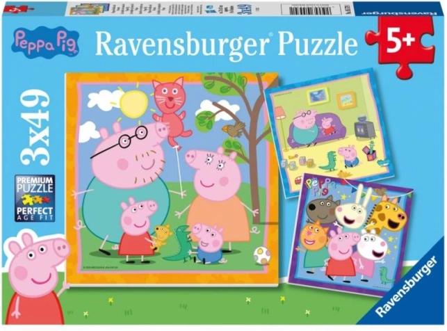 Pusle Põrsas Peppa 3×49 tükki
