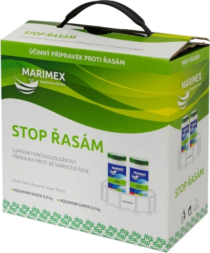 Marimex Super Chlor šokk vetikate vastu 2 × 0,9 kg