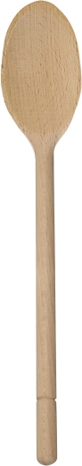 Ovaalne puidust lusikas 30,5 cm pöögipuust