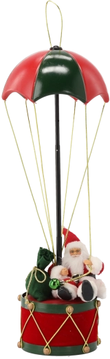 Jõulukaunistus jõuluvana langevarjuga, 60 cm