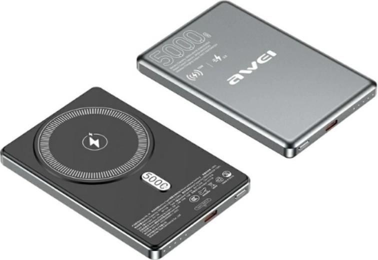 Juhtmevaba akupank Awei PA-30 MagSafe 5 000 mAh, hall