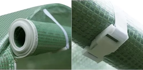 Tugev 140 g/m² PE-kile tugevdatud võrguga