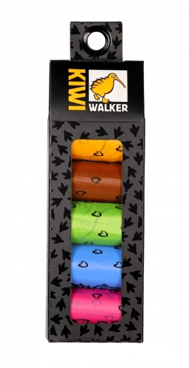 Kiwi Walker ökoloogilised väljaheitekotid 5 rulli