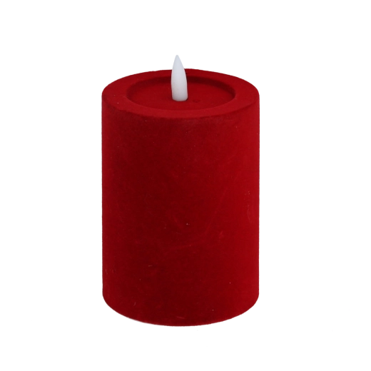 Flickering LED flame without an open fire
