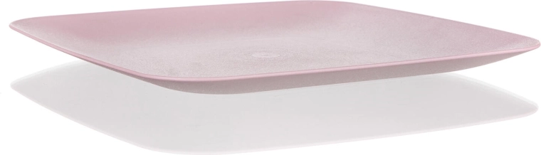 Madal ruudukujuline taldrik 23,5 cm roosa CULINARIA