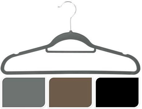 Libisemisvastane plastist riidepuu, värvide segu (5 tk)
