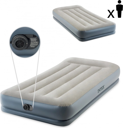Intexi täispuhutav madrats sisseehitatud elektrilise pumbaga 191 × 99 × 30 cm