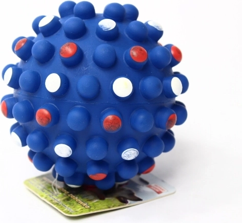 Tullo reinforced squeaky ball with hedgehog surface, 11.2 cm
