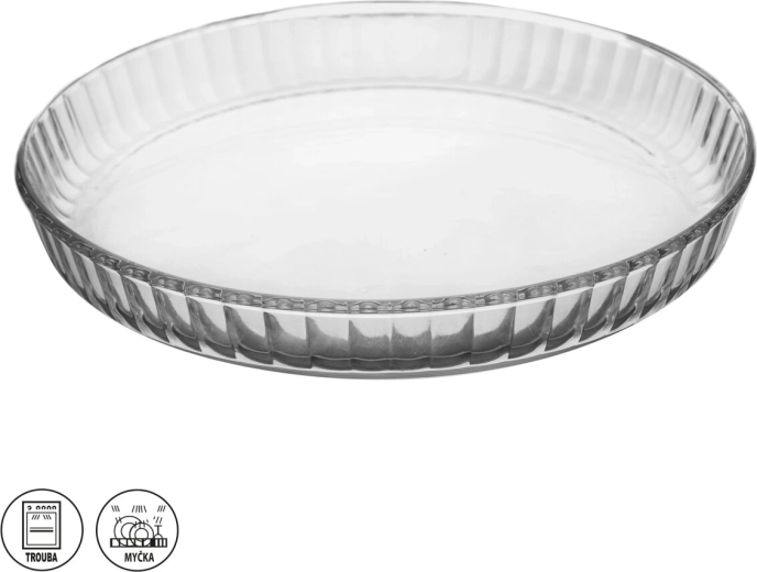 Borosilikaatklaasist klaasvorm pirukale 27,5 cm