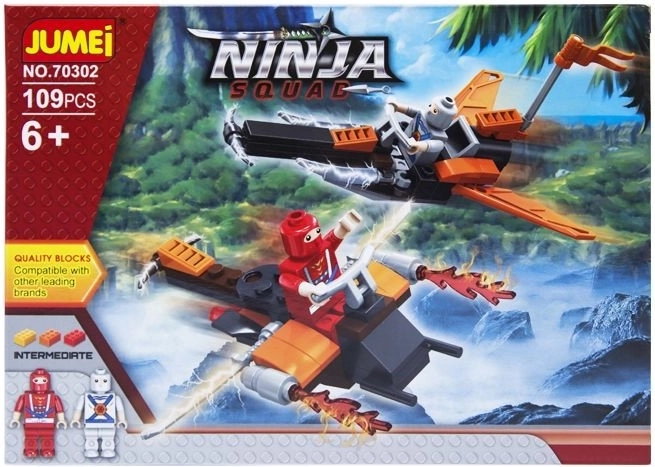 Jumei Ninja Squadi sõdalaste ehituskomplekt