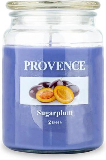 Lõhnaküünal klaasis PROVENCE ploom 95 tundi