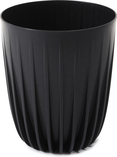 Lillepott Mira 19 cm eco recycled – must