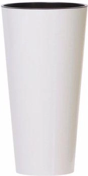 Lillepott Tubus Slim, valge