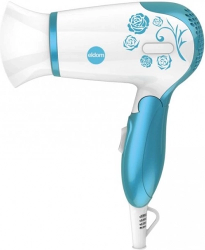 Eldom travel hairdryer with blue color