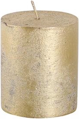 Rustikaalne küünal PROVENCE, kuldne 7 cm