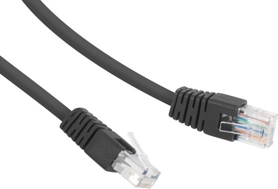 Võrgupatch-kaabel cat 6 UTP 2 m must