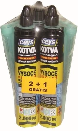 Vinüülester keemiline ankur 300 ml 2+1 tasuta