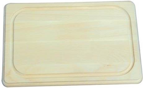 Pöögipuust lõikelaud lihale mahlasoonega 45 × 30 × 1,9 cm