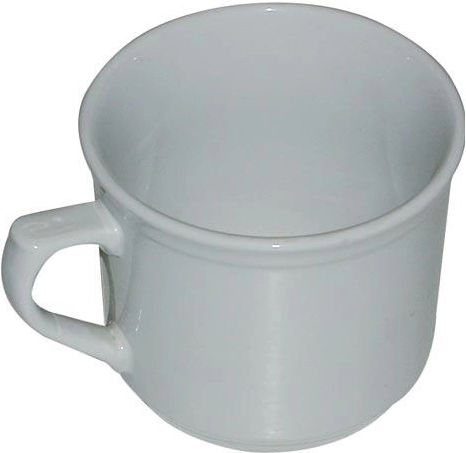 Keraamiline soojenduskruus 620 ml, ilma dekorita, valge