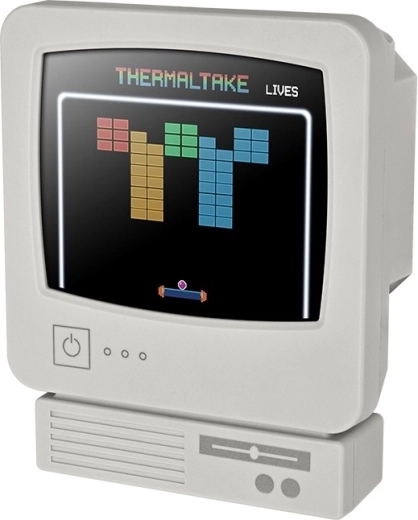 Retro LCD display for system information