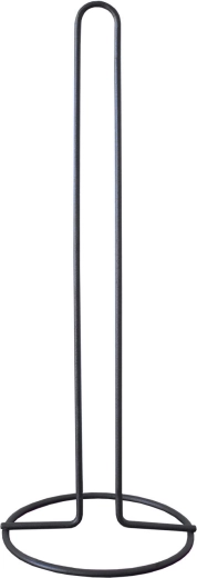 Vabalt seisev tualettpaberihoidik 43 cm – must teras