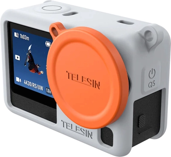 Telesini silikoonist kaitseümbris DJI Osmo Action 6 jaoks, hall