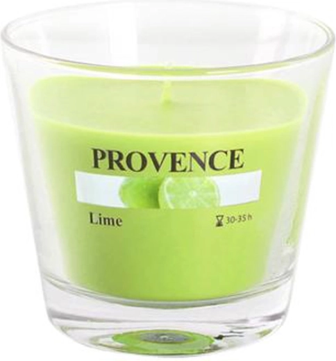Lõhnaküünal klaasis PROVENCE laim 35 tundi