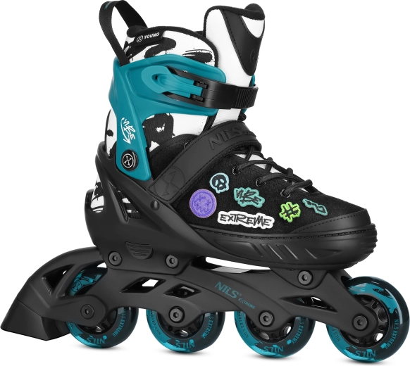 Inline-rulluisud NILS Extreme Vibe – Türkiissinine