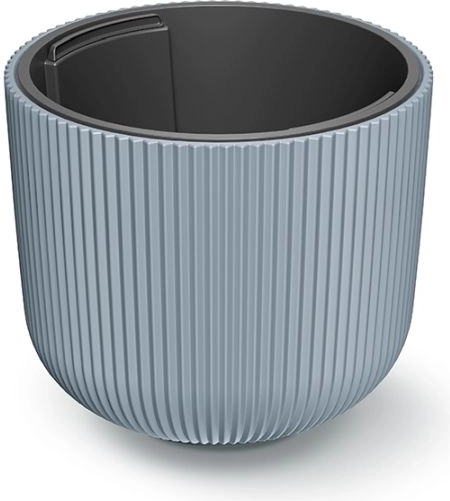 Lillepott Milly sisuga 35 cm – helehall plastist lillepoti ümbris nii sise- kui ka välistingimustesse