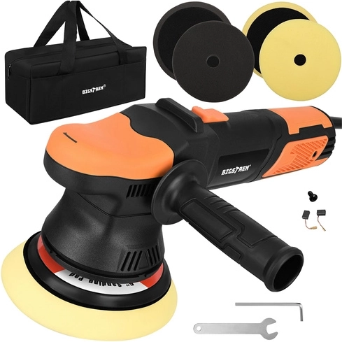 Bigstren ekstsentriline autopoleri 900 W Dual Action, pöörlemiskiiruse reguleerimisega