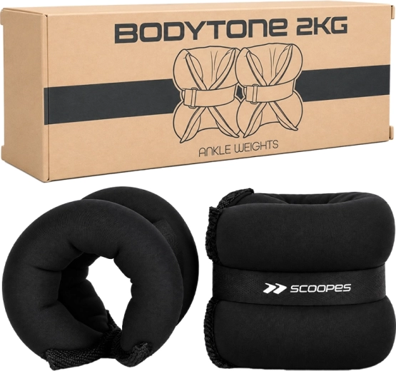 BodyTone randmeraskused 2 kg, mustad