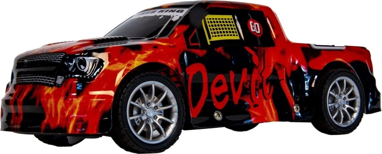 Kaugjuhtimisega võidusõiduauto Devil, punane – 1 tk