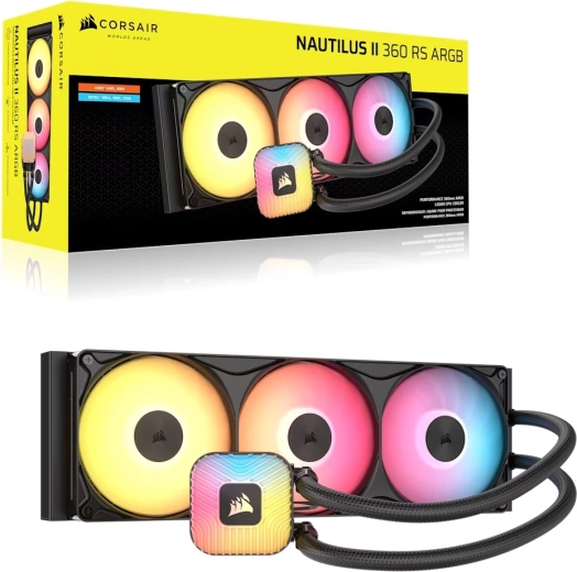 Nautilus II 360 RS ARGB Liquid CPU Cooler 360 mm